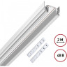 Шинопровод низковольтный 48V 2м белый Novotech SHINO FLUM 135202 NV-135202
